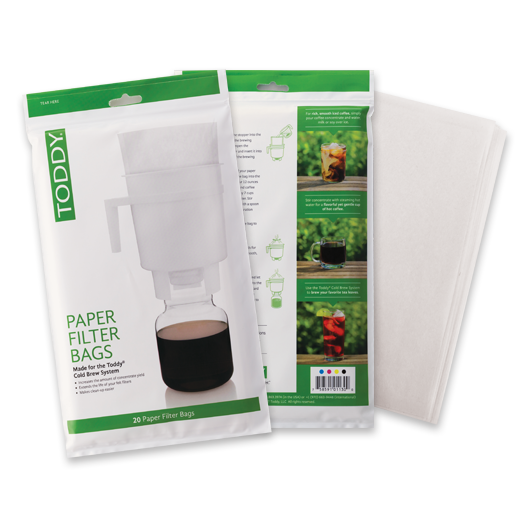 Toddy OS Paper Filter Bags 20pes