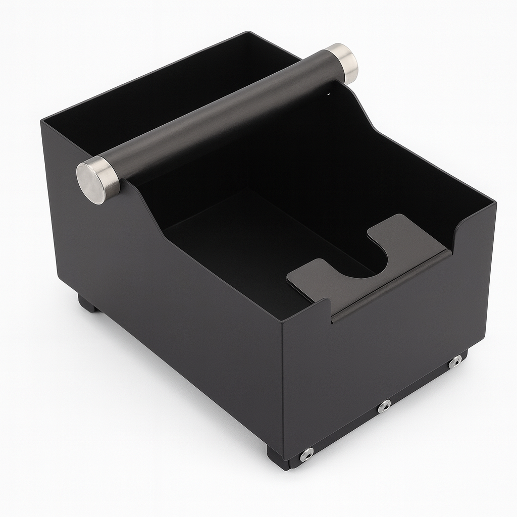 Knock box & Tamping station