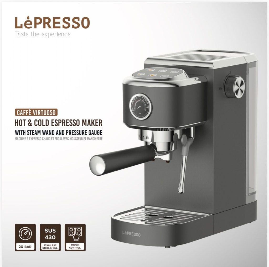 LePresso CAFFÈ VIRTUOSO HOT & COLD ESPRESSO MAKER