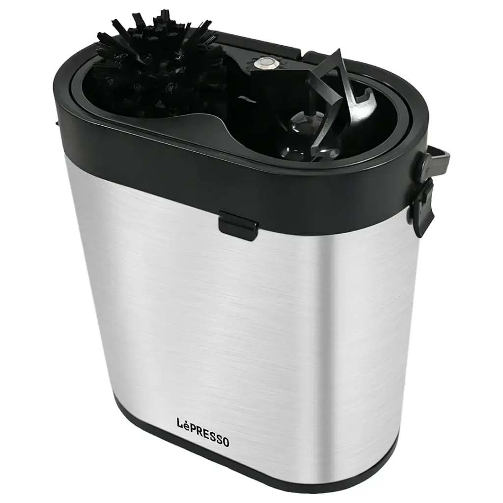 LePresso Sterilix Portafilter Cleaner Machine - Silver