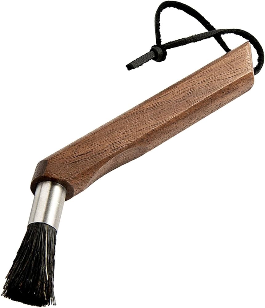 Coffee cleaning brush with wooden handle 