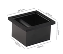 Knock box Black 