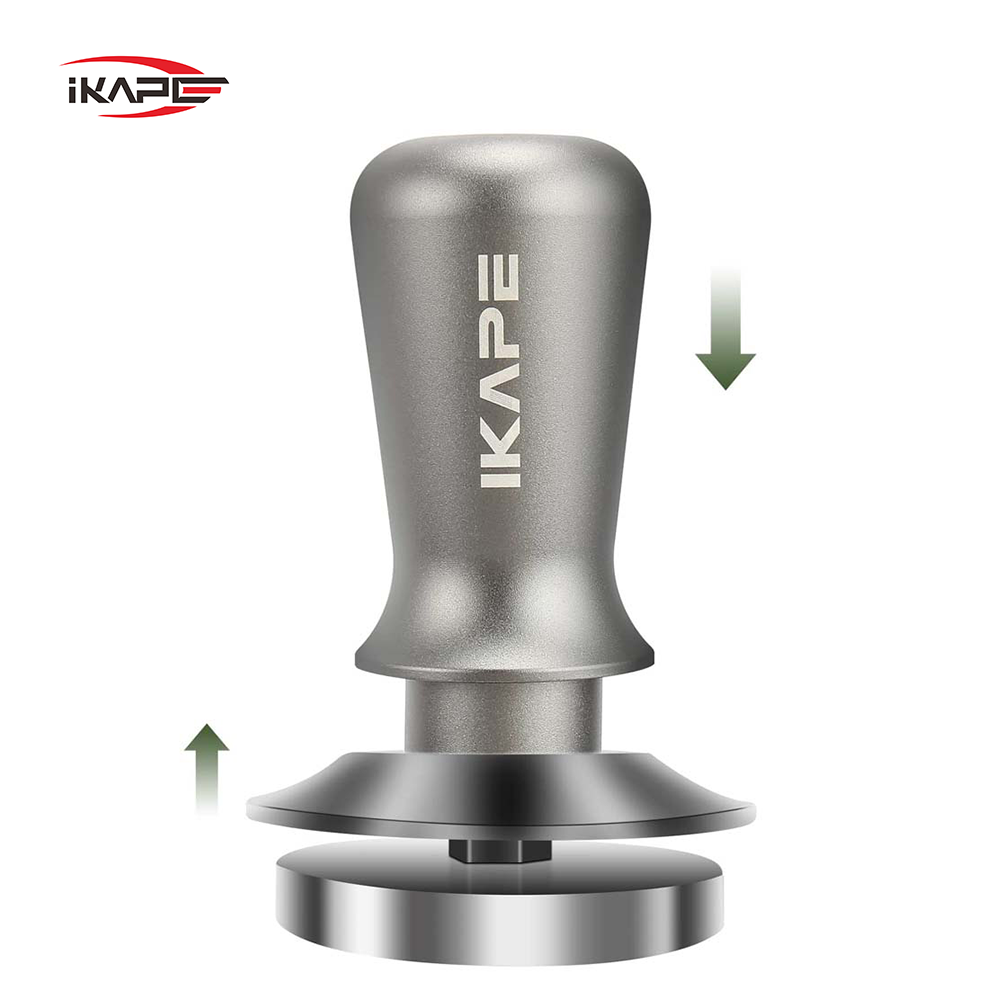 IKAPE Calibrated Tamper V3 Steel Base (Silver)