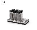  MUVNA 1/3Angel coffee bean canister 6 tubes-acrylic base
