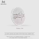  MUVNA ρduality Espresso puck screen single layer