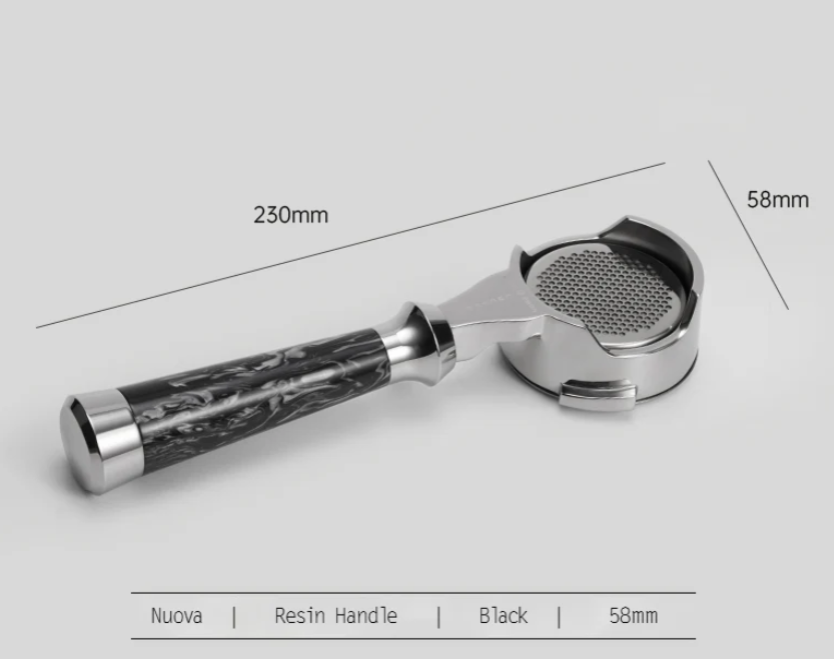  MUVNA Lucifer Portafilter Nuova-two ears-black-58mm