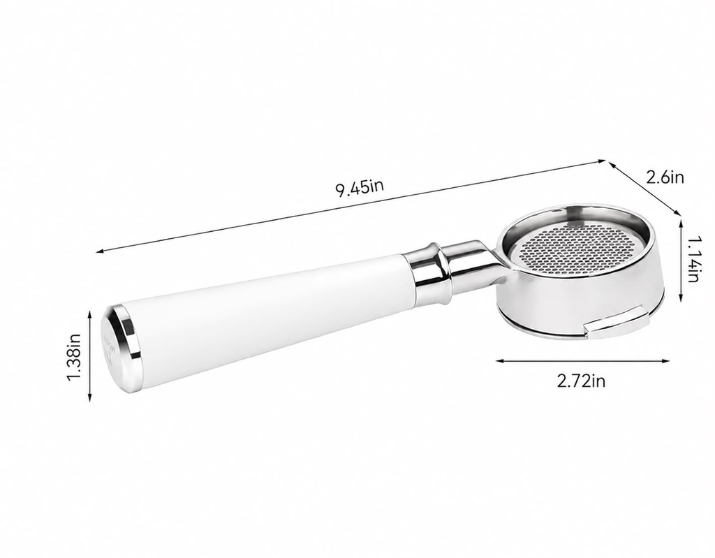 MUVNA Nuova silica gel two ears bottomless 58mm