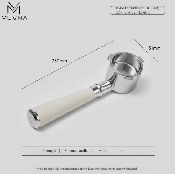 MUVNA DeLonghi 9335/9355silica gel bottomless 51mm