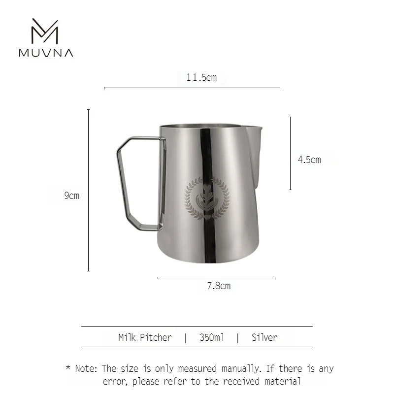 MUVNA Milk frothing pitcher natural color