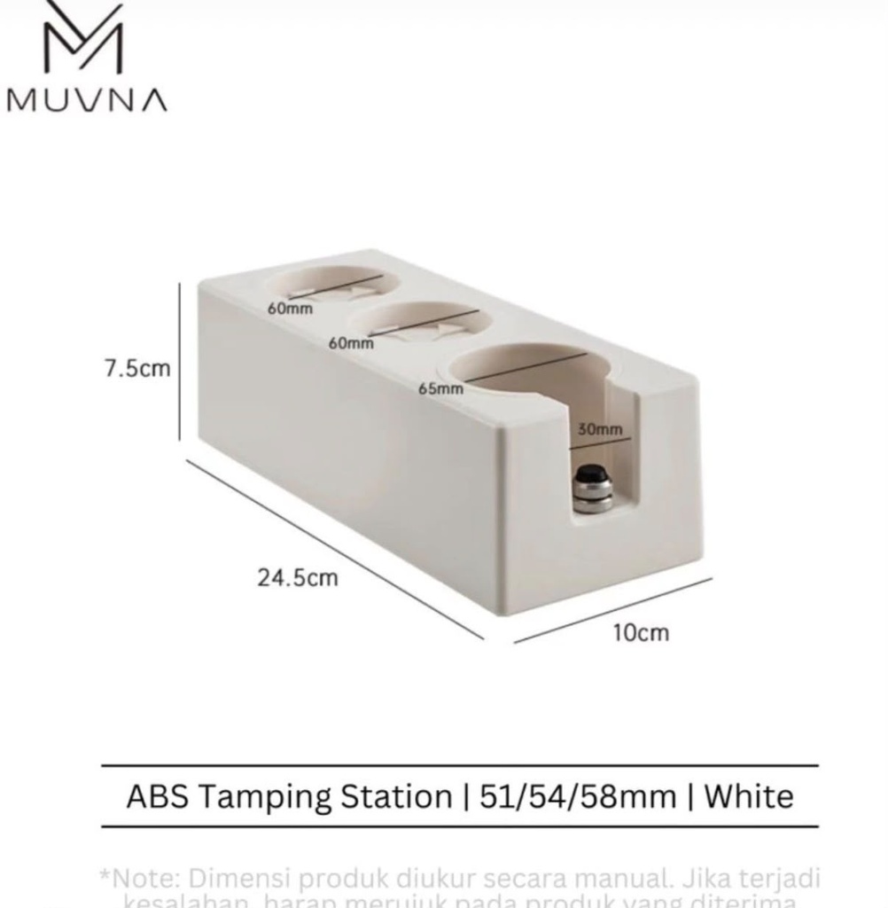 MUVNA ABS side opening Tamper station 