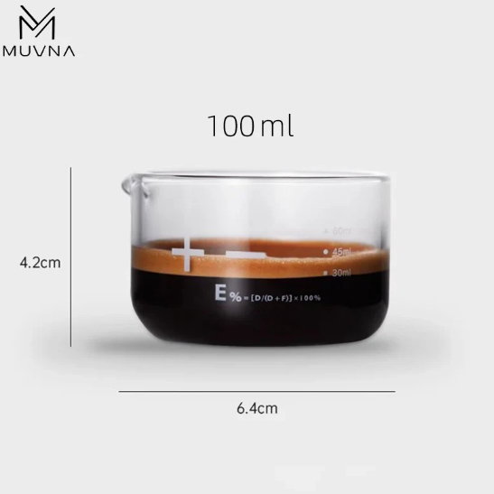 MUVNA espresso cup glass -100ml