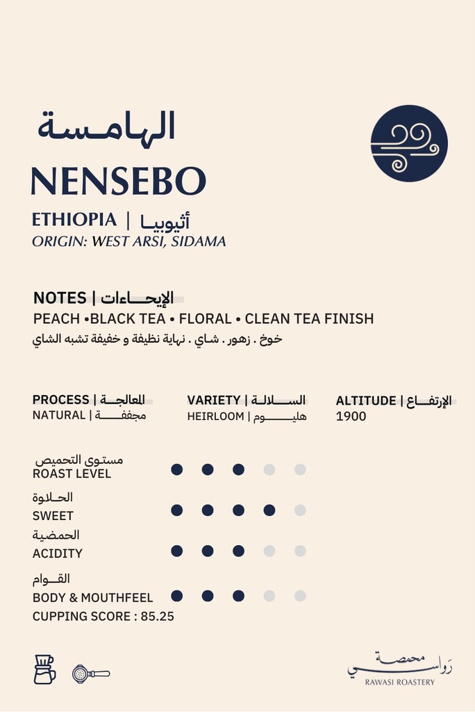 Rawasi Ethiopia Nensebo (250g)