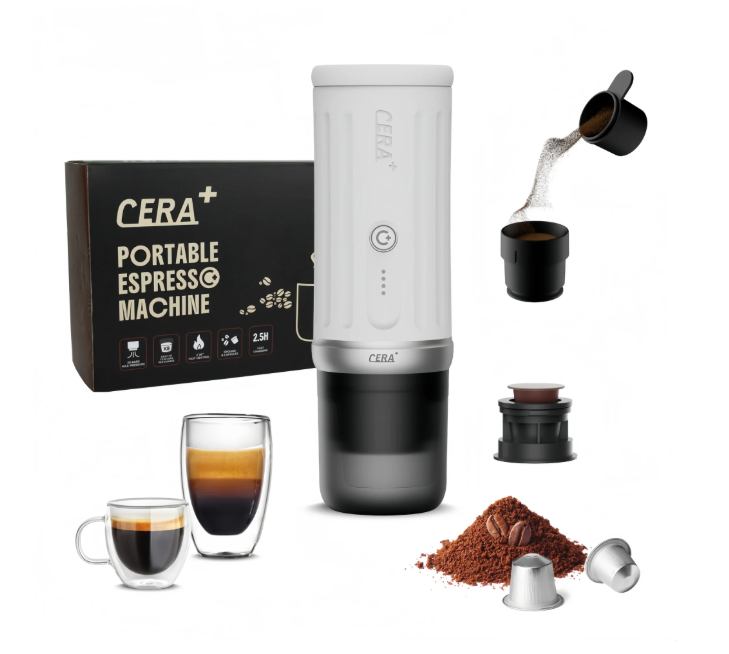 Cera+ Portable Espresso maker PCM03S ( White )