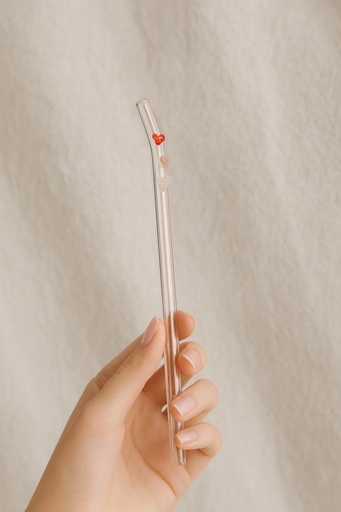 Glass Straws Set (6pcs)