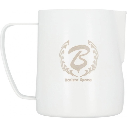 Barista Space Teflon White Pitcher