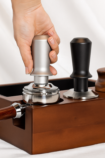 Coffee tamper thread base