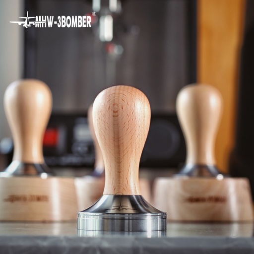 MHW-3BOMBER Vase Tamper (Beech) 51mm