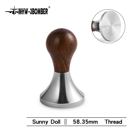 MHW-3BOMBER Sunny Doll Tamper Rosewood 58mm