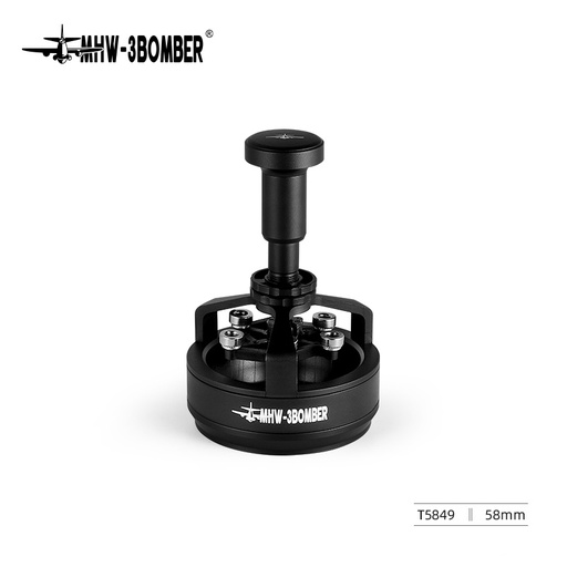 [T5849-OS] MHW-3BOMBER Yu Series Cyclone Needle Distribution Black 58mm