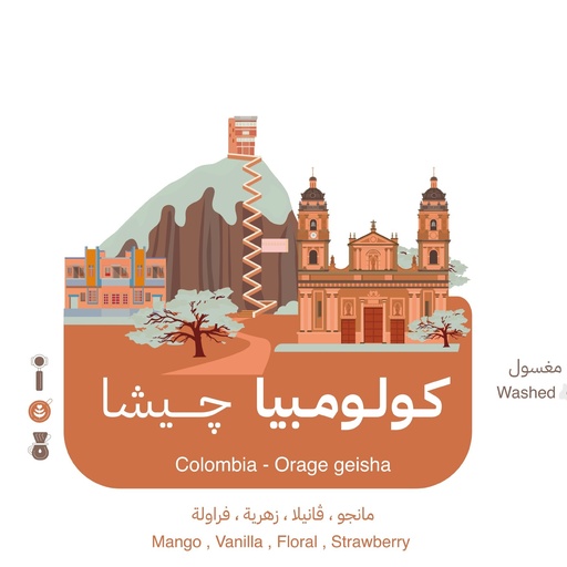مينيمو الكولومبي جيشا 250 جرام