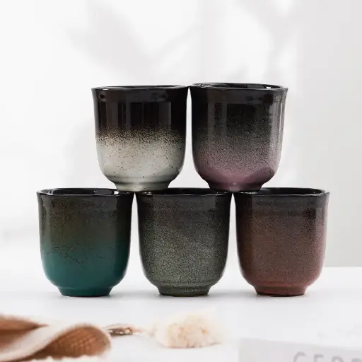 Dark Glazed Cup (200ml)