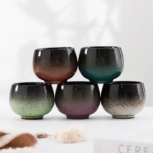 Dark Glazed Cup (165ml)