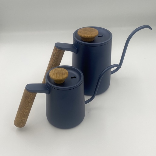 Wooden Blue Kettle