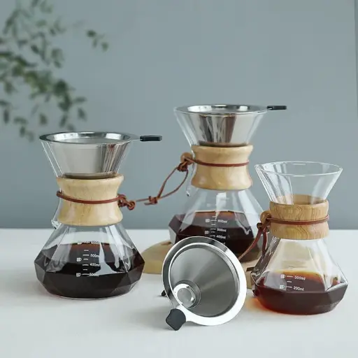 Diamond shape Chemex without Filter