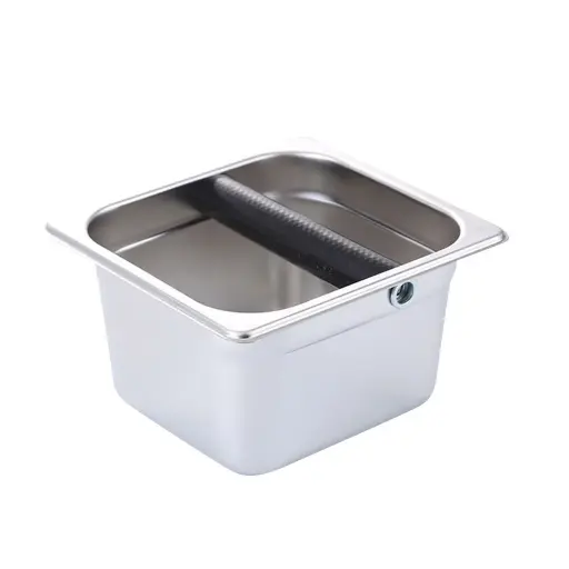 Stainless steel knock box Bottomless 32.5*18*15cm