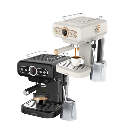 LePresso Retro Espresso Boiler Machine Gauge and Milk Steamer
