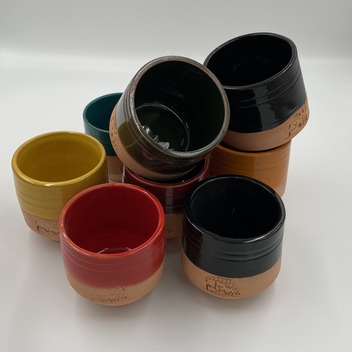 Handmade: Ceramic Coated Conical Cups 220mL