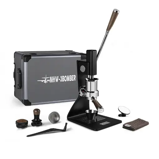 [CM801-OS] MHW-3BOMBER Sonic S7 manual espresso machine Deluxe with 8 accessories