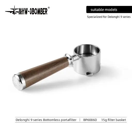 [BP6086D] MHW-3BOMBER Bottomless Portafilter Series-for Delonghi 9 series