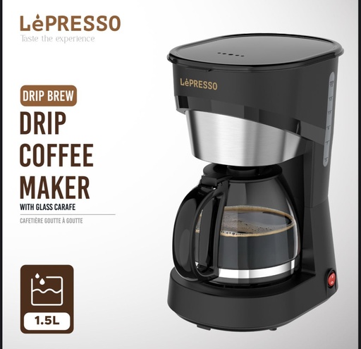  LePresso Drip Coffee Maker-Black