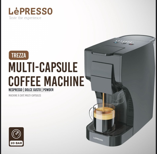 [LPCM6618BK] Lepresso Multi-Capsule Coffee Machine
