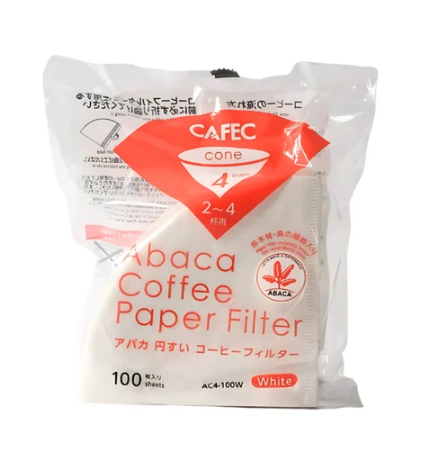 CAFEC Abaca V60 Paper Filters
