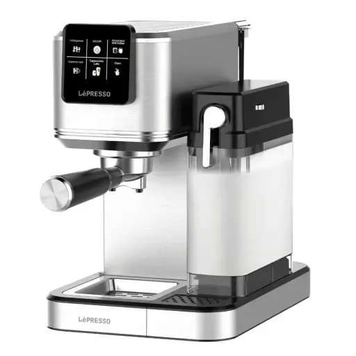 [LPCFFTEM0071-SL] LePresso Latteo Hot & Cold Brewing Coffee Machine with Milk Frothing Function - Silver