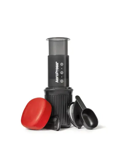 AeroPress Coffee Maker - Go (Black)