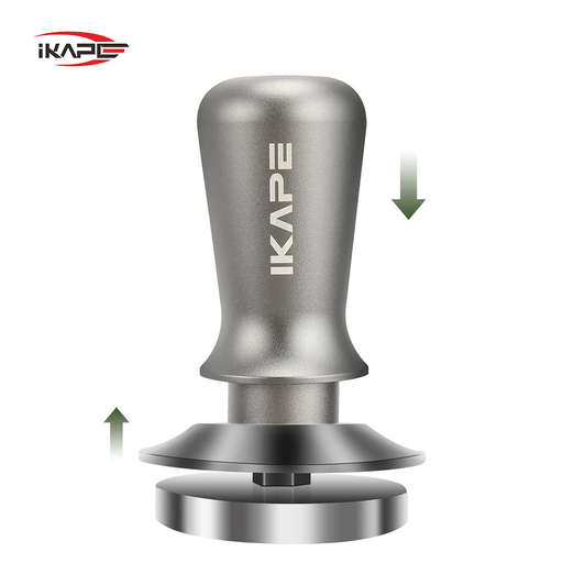 IKAPE Calibrated Tamper V3 Steel Base (Silver)
