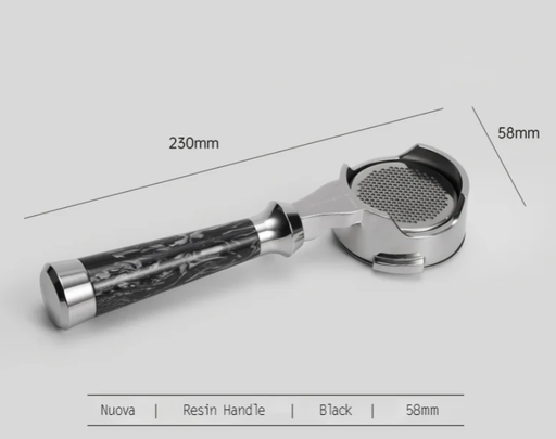 [BP2589]  MUVNA Lucifer Portafilter Nuova-two ears-black-58mm