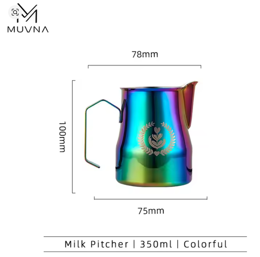 MUVNA Milk frothing pitcher colorful