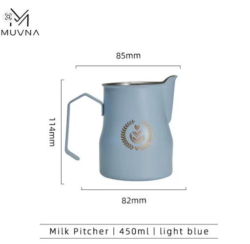 [P2354] Milk frothing pitcher Light Blue -450ml